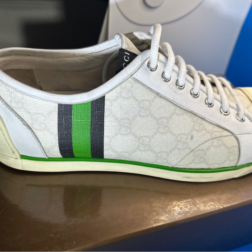 GUCCI Mens Low Tops Size 191397 10.5 G (US) 11.5 - Picture 14 of 15